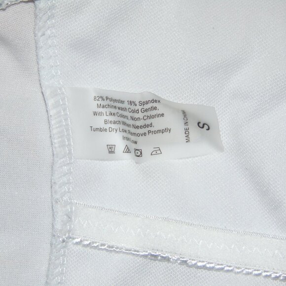 Shiny Silver Leotard S - Picture 4 of 6